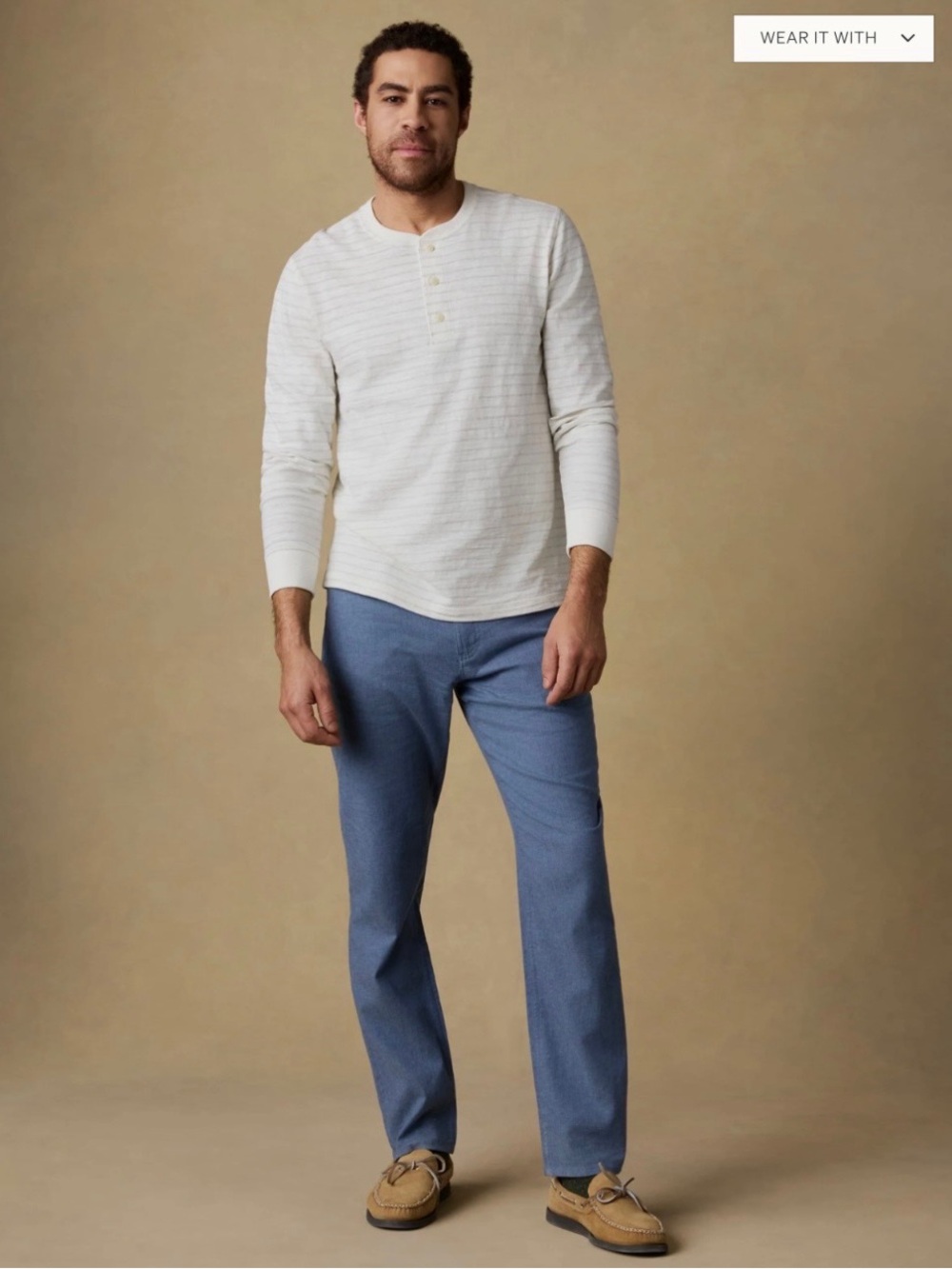 Faherty reserve movement linen 5 pocket pants blue men's 34x32